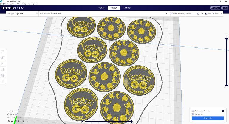 Pokemon Go Community Day #35 coin - 2019/2020 recap
