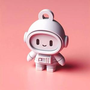 Astronaut Keychain Figure