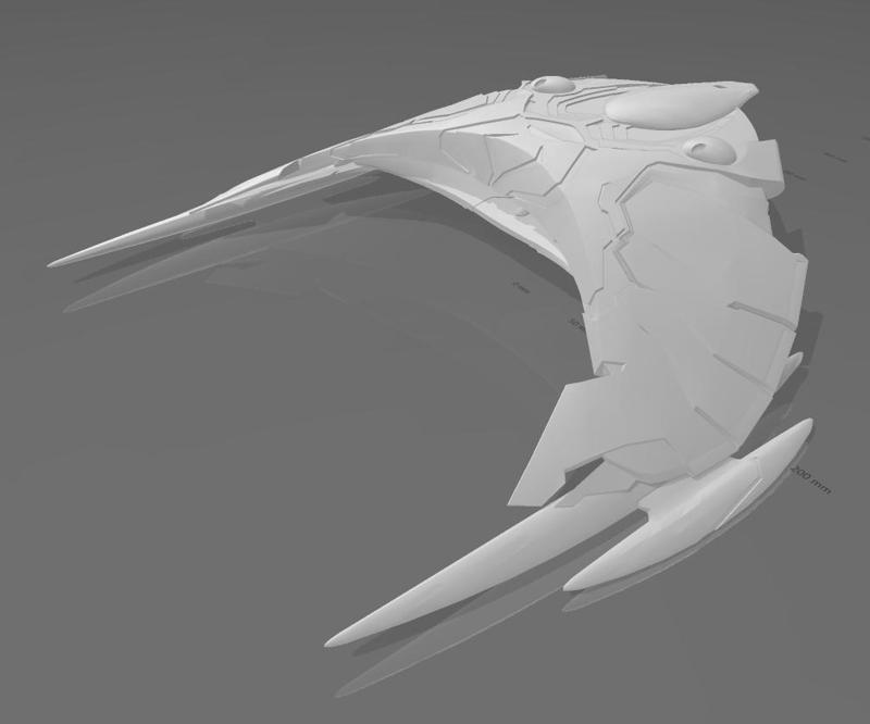 STO - Kelvin - Romulan T'laru-class Intel Carrier Warbird