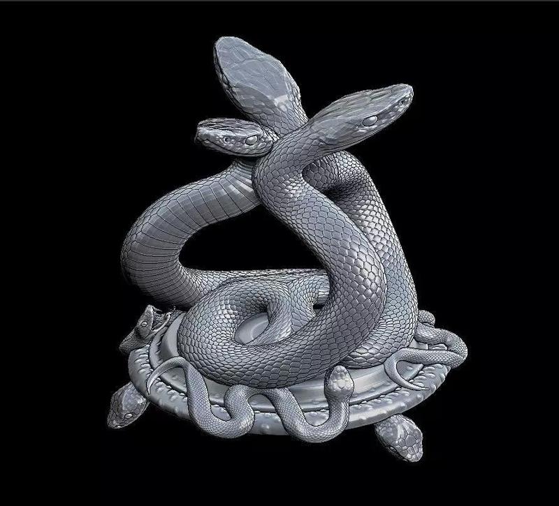 TRIPLE SNAKE JEWELERY STAND