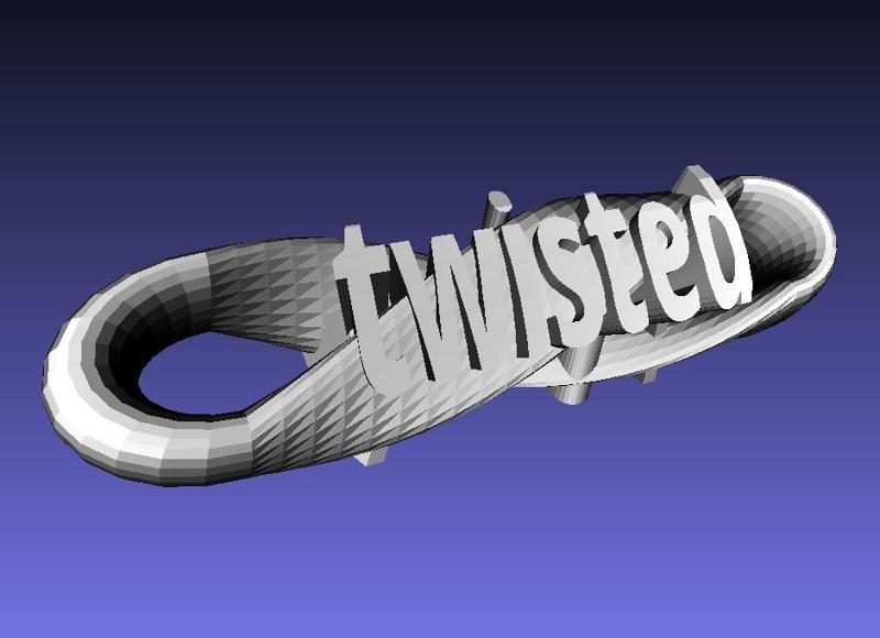 Twisted key fob (Infinity remix)