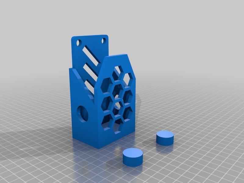 modular, wall mounted remote control holder. yaaay yay.