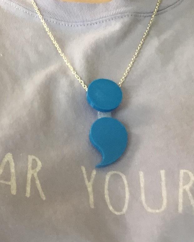 Semicolon Pendant