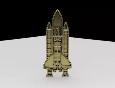 Nasa Rocket Pendant