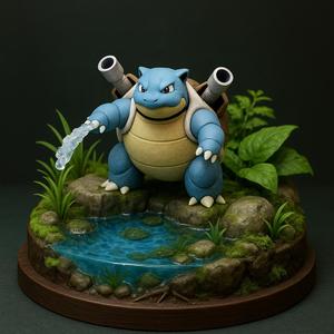 Blastoise Habitat Diorama – Pokémon 009