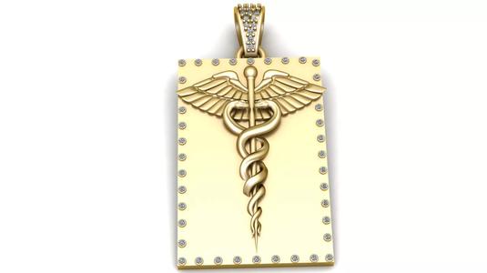 Caduceus Pendant