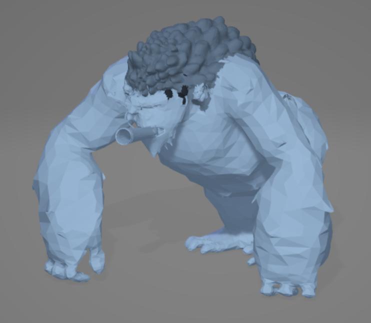 Gorilla Ash tray with wicks and joint holder