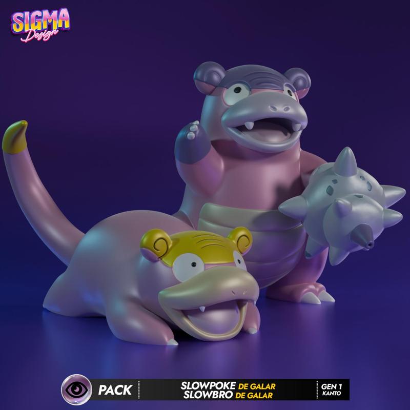 pack - slowpoke de galar slowbro de galar