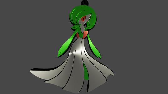 keychain gardovoir/key ring gadevoir