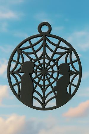 Wednesday & Enid Keychain - Web Design