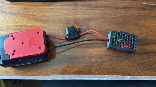 Stepdown cradle for LIDL Parkside batteries - Power pack