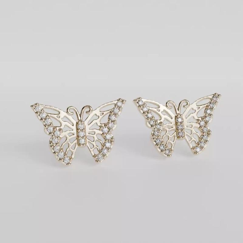 butterfly earrings