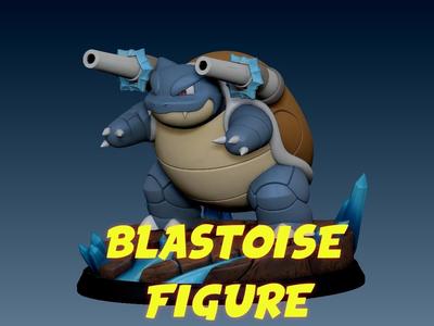 Legendary Blastoise - 3D Figure with Base