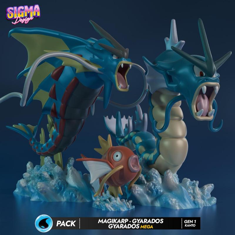 magikarp gyarados pack Mega gyarados