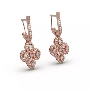 Diamond Earring 3 line