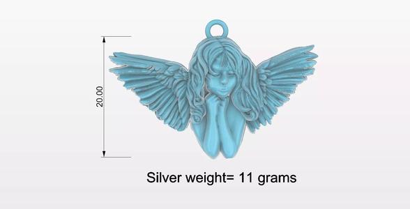 Angel With Wings Pendant