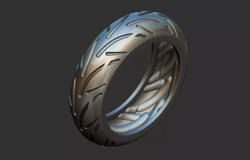 Motorcycle Tire Ring - Pneu