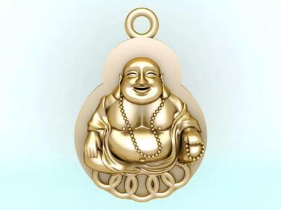 Maitreya Buddha pendant - Buddha pendant