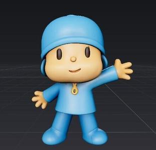 Pocoyo in 3D