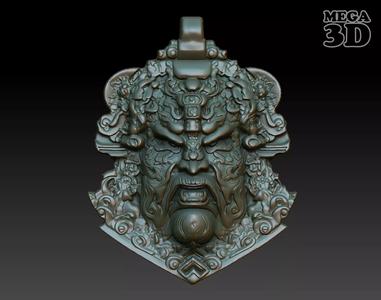 Samurai Pendant 09 230614