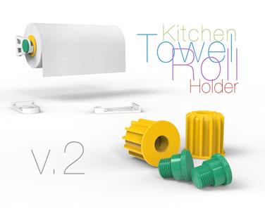 Kitchen Towel Roll Holder Version 2