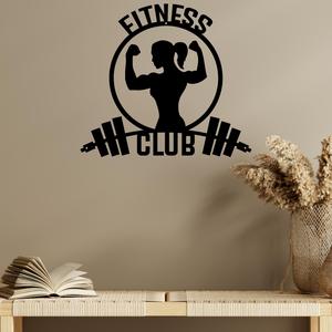 Fitness Club Wall Art Sign
