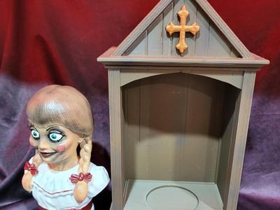Possessed Doll & Cabinet – Inspired by Annabelle