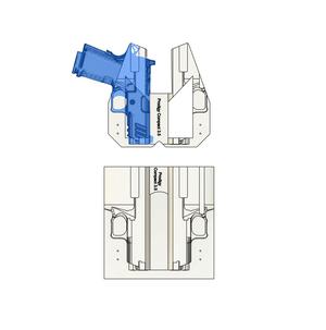 Springfield Prodigy Compact 3.5 IWB Taco Holster Mold with TrimJigg Ambidextrous