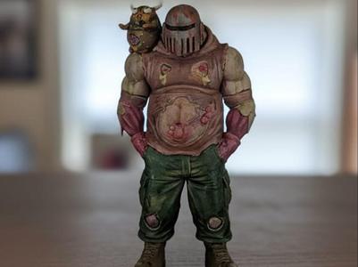 Urban nurgle primaris, with beat box nurgling 