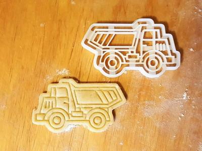 Dump truck cookie cutter