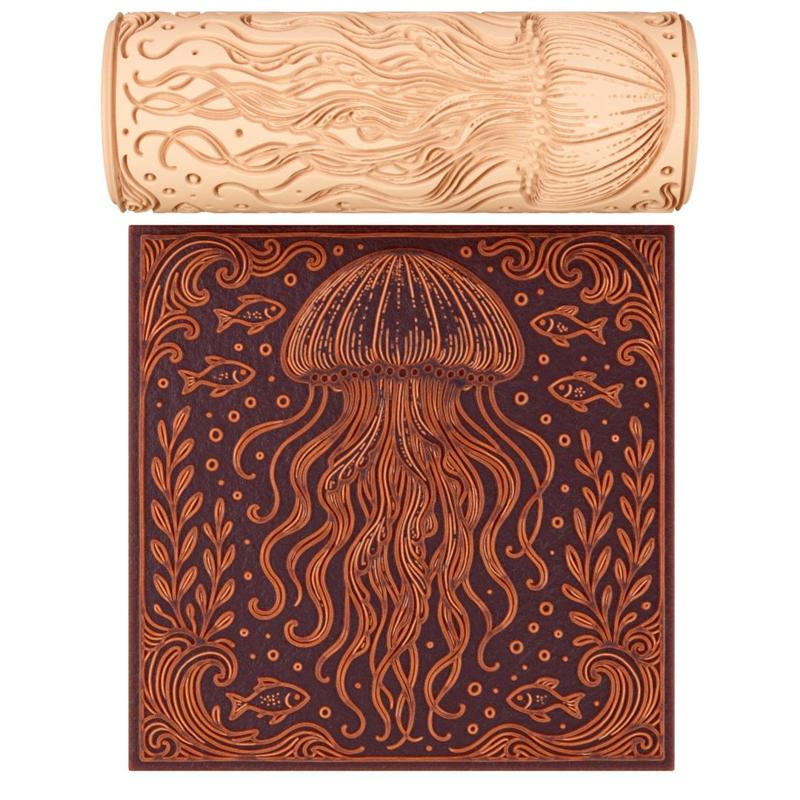 Jellyfish Texture Roller  – Clay Pottery Fondant Craft Tool