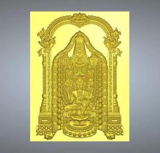 thirupathi balaji lakshmi wood carving