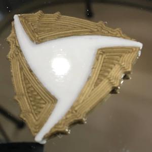 DAMP VelaFlexiPick combined tip (TPU - PLA) electric guitar pick by eXiMienTa® - NESTING POULE