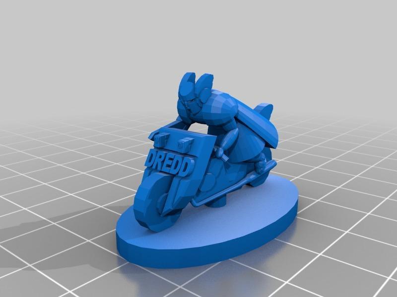 Paladin Dredd on Holy-Cycle #multiverse #pocket tactics #18mm