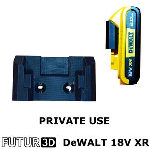 DeWALT 18XR 18V ​​Battery Holder Private use