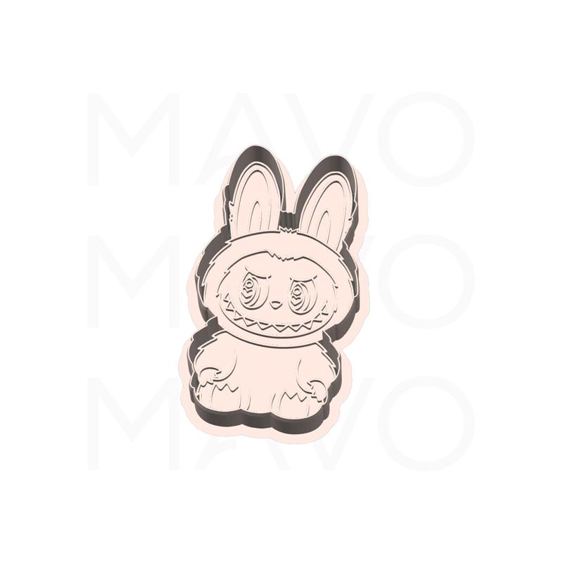 Cookie cutter Labubu STL