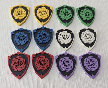 BRW / BRWR - Black Rose Wars Shield Token