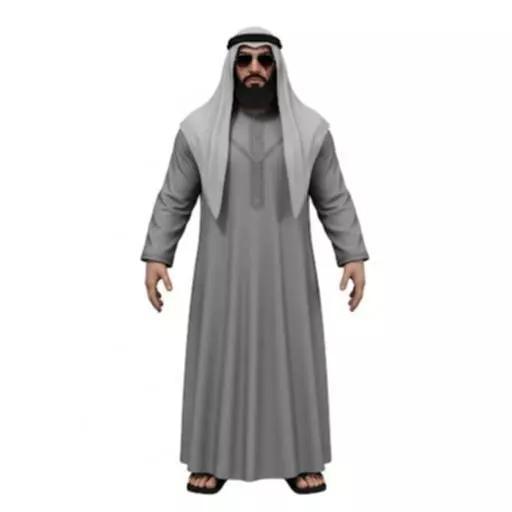3D Arab man character