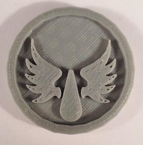 40mm X 4mm Token - Marker of Blood Angels 40K Bits