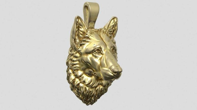 Dog Pendant 3D-print Model File