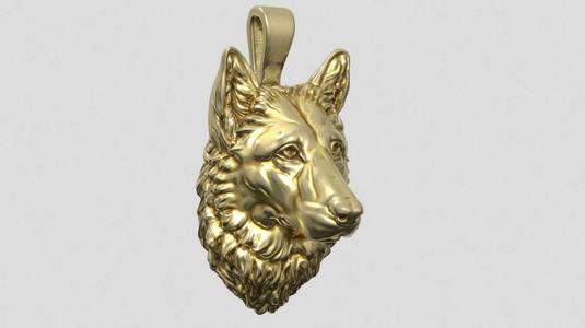 Dog Pendant 3D-print Model File