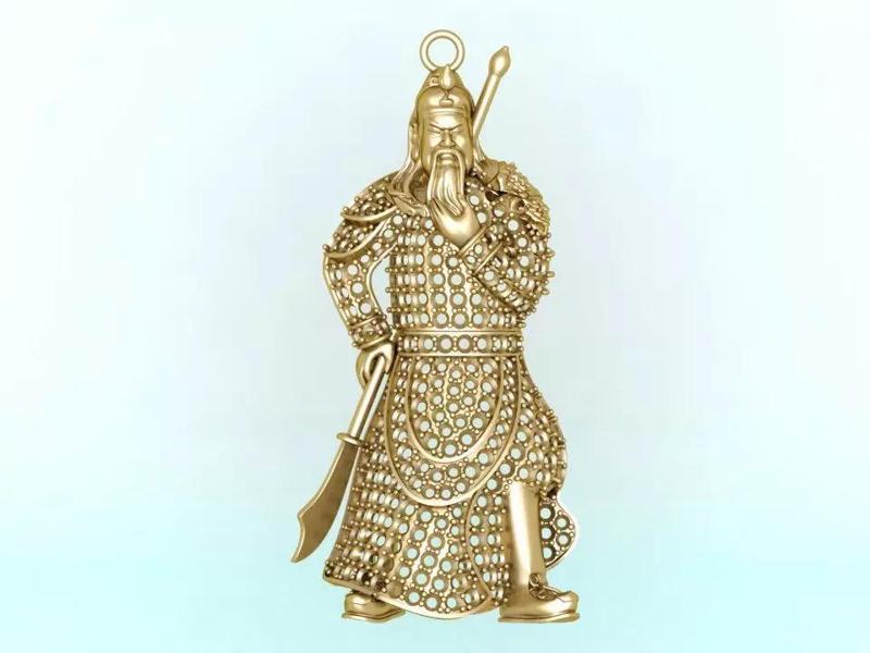 Guan Yu pendant - Mens pendants - N346