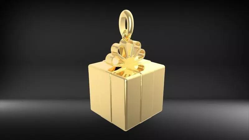 Gift Box Pendant