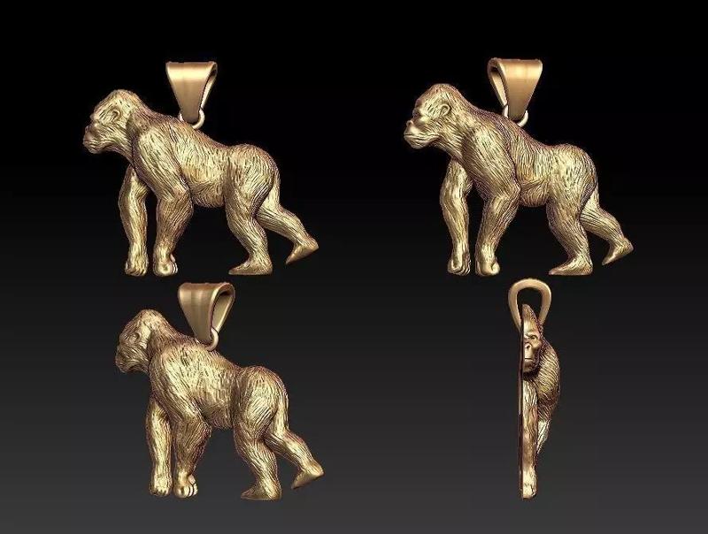 Gorilla pendant