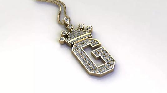 G Letter Pendant