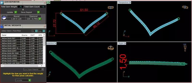 Pendant Gold Diamond