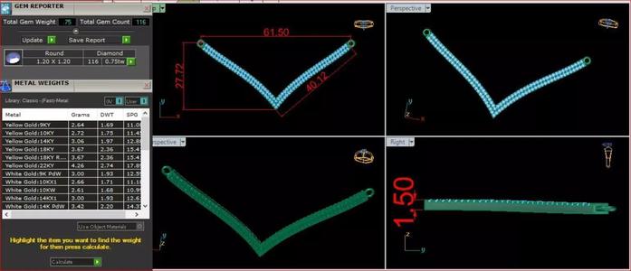 Pendant Gold Diamond