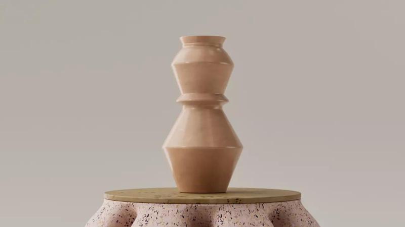 FLORERO - JARRON DECORATIVO - LOW POLY