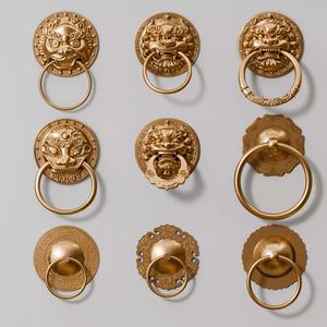 Chinese-style retro door knocker high-poly asset pack