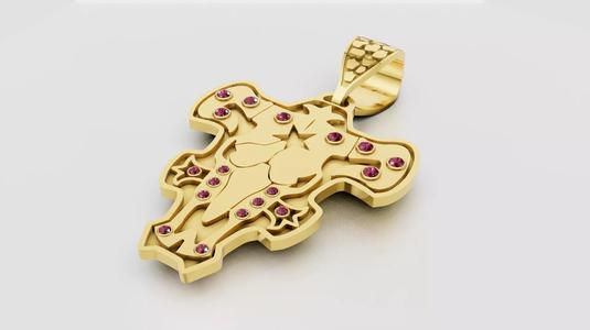 Goat Face Pendant 3D Printable Model